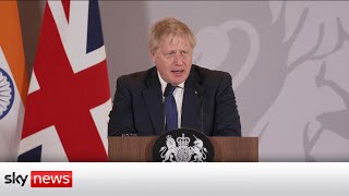 Boris Johnson confident he'll still be PM in October