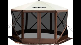 VEVOR Camping Gazebo Tent, 12'x12' assembling