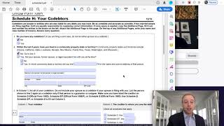 Bankruptcy Forms — Schedule H (Simple Ch. 7 Case / Doesn't Own Home)