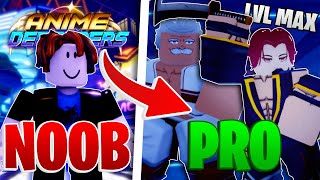 Noob To Pro EP 1 | BECOMING OVERPOWERED In Anime Defenders - Roblox