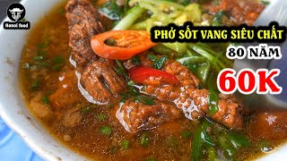 Phở Sốt Vang Siêu Chất Nhà Thờ Lớn | Hú Hồn Tý Phải Đi Về Ngay Từ Vòng Gửi Xe