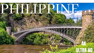 FLYING OVER PHILIPPINES (4K UHD) Beautiful Nature Scenery with Relaxing Music ||4K VIDEO ULTRA HD!