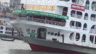 MV Kalam Khan  1 Big Ship Launch Big Competition Dhaka To Barishal Bangladesh  Live HD 24