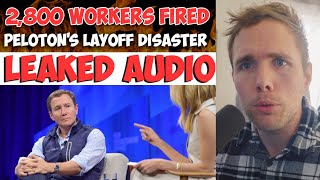 2,800 WORKERS FIRED! (LEAKED AUDIO OF PELOTON'S LAYOFF DISASTER) #peloton #andjustlikethat #layoffs