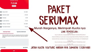 Paket murah terbaru Telkomsel | Paket SeruMax