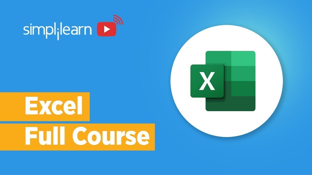 рџ ґexcel Full Course 2022 Excel Tutorial For Beginners Excel Basics