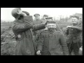 u.s. army 28th division soldiers greet german troops on armistice day 1918 near...hd stock footage