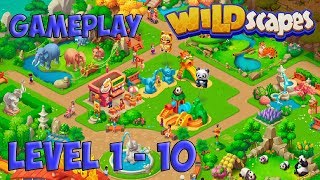 Wildscapes Level 1 - 10 [ Gameplay Story ] HD