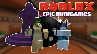 Winning Every Game Roblox Epic Minigames Gameplay - blowing everything up roblox elemental battlegrounds gameplay