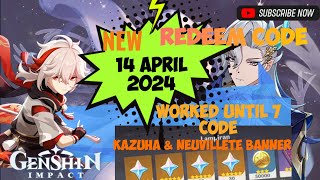 New redeem code genshin impact 4.6 14 April 2024