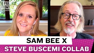 Sam Bee and Steve Buscemi Do Crowd Work To Prep For A Live Audience
