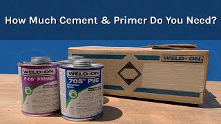 Weld-On's Cement Usage Calculator