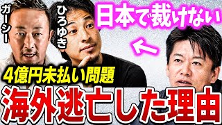 【ホリエモン】ひろゆきが4億円踏み倒して海外逃亡した理由がヤバい。ガーシーも同じ理由で逃げたようです。【堀江貴文 切り抜き ガーシーch 立花孝志 】