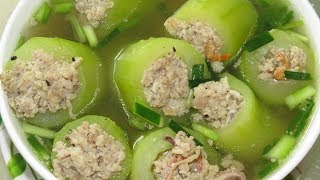 Cooking And Recipe - Winter Melon Soup With Pork Cambodian Style [Kimyee Ros Cooking]