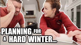 PLANNING FOR A HARD WINTER| OUR HEATING FUEL COST | Somers In Alaska