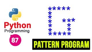 Python Pattern Programs - Printing Stars in G Shape