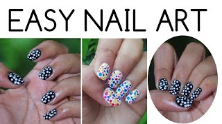 EASY NAIL ART എളുപ്പത്തിൽ എങ്ങനെ# nail art ചെയ്യാം