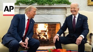 Here's what happened when Biden and Trump met inside the Oval Office