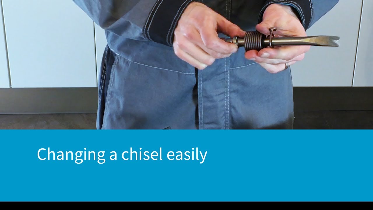 Changing A Chisel Easily Youtube