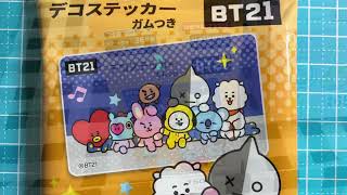 BT21デコステッカー開けてみた！