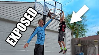 7 Year Old EXPOSES Older Brother in 1v1 Basketball | Colin Amazing