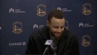 Stephen Curry Full PostGame Interview | Golden State Warriors vs San Antonio Spurs
