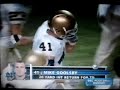 2004 notre dame vs. tennessee mike goolsby interception return