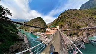 Vishnuprayag Confluence (Sangam of Dhauliganga and Alaknanda) | विष्णुप्रयाग | अलकनंदा | धौली गंगा