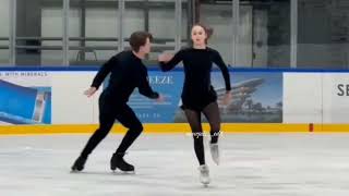 Valeriy Angelopol and Dasha Kareva training update