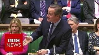 PMQs: Cameron asked English grammar questions by Lucas - BBC News
