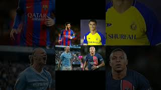 Messi X Ronaldo X Mbappe X Halaand..🐐🤖 #football #trending #edit #capcut #tiktok #messi #ronaldo