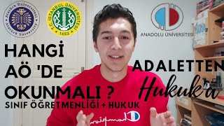 TEKRARDAN HUKUK? SINIF ÖĞRETMENLİĞİ \u0026 AMAÇLARIM • 2 üniversite okumak zor mu? adaletten hukuka