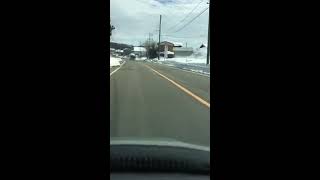 新潟県十日町市の雪道 2016.02.04