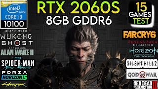 RTX 2060 Super + I3 10100 \u0026 32GB Ram - 15 Games Test !