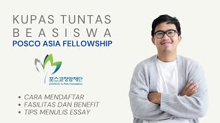 Penjelasan Lengkap Beasiswa POSCO ASIA FELLOWSHIP! Update 2024!