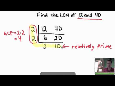 Find LCM of Two Numbers Find LCM of Two Numbers