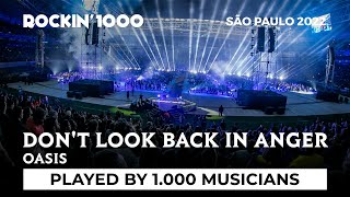 Don't look back in anger, Oasis with 1.000 musicians | São Paulo 2022
