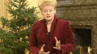 Diena.lt: D.Grybauskaitės kalėdinis sveikinimas. 2009