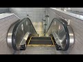 ［逆走防止ブザー作動］ＪＲ戸畑駅地下通路　escalator buzzer