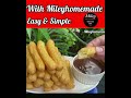 🌈short🌈 churros with the easiest chocolate sauce ชูโรสพร้อมด้วยซอสช็อกโกแลต mileyhomemade