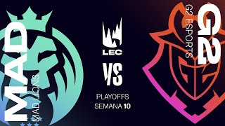 G2 VS MAD LIONS | LEC Spring split 2021 | PlayOffs | Mapa 1 | League of Legends