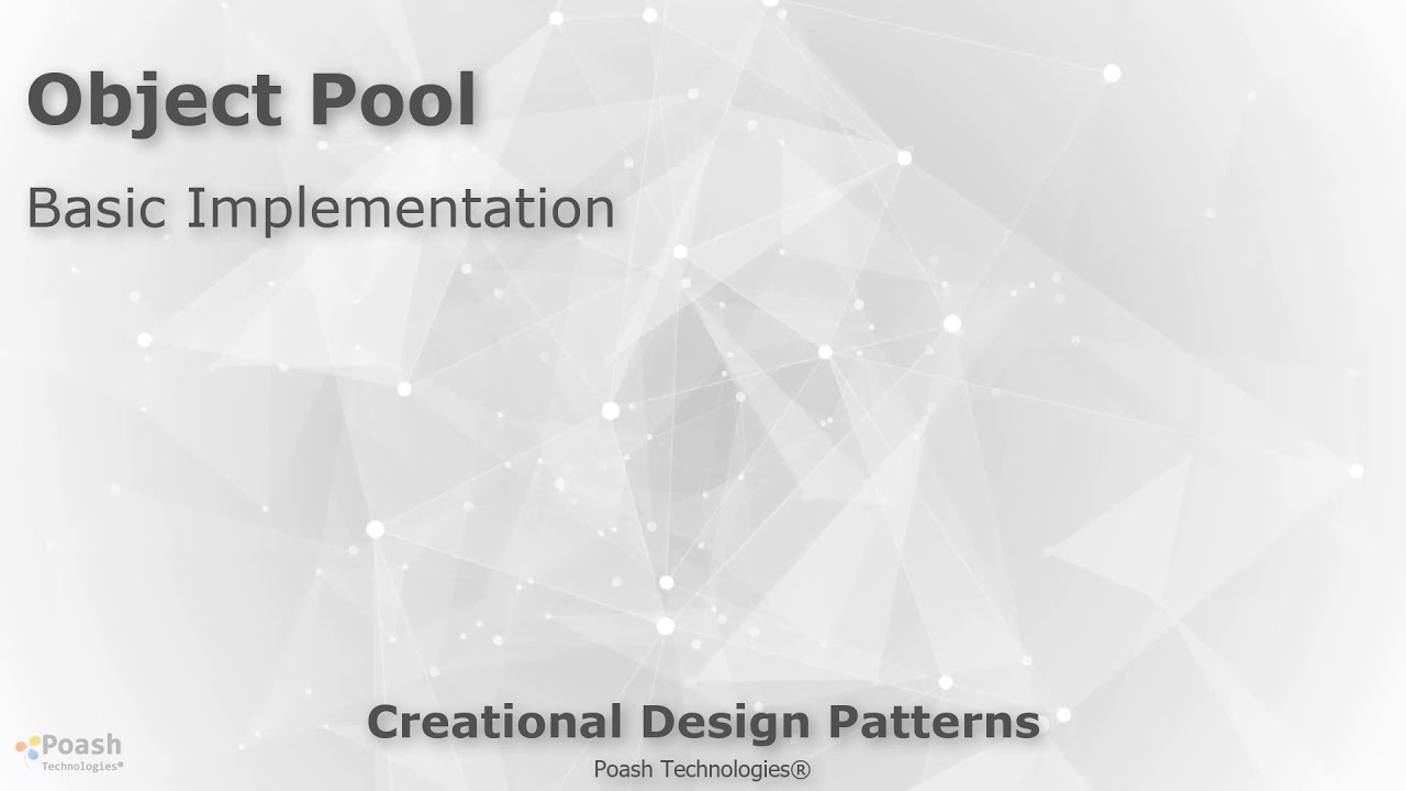 Object Pool Design Pattern - YouTube