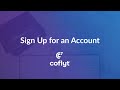 Starting the Sign Up Process