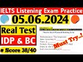 IELTS Listening Practice Test 2024 With Answers || 05.06.2024 || IELTS Listening Practice Test