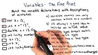 Variable Declarations: The Fine Print - Intro to Java Programming