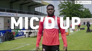 Mic'd Up | Alphonso Davies | Go BTS of #CANMNT Training in Rotterdam