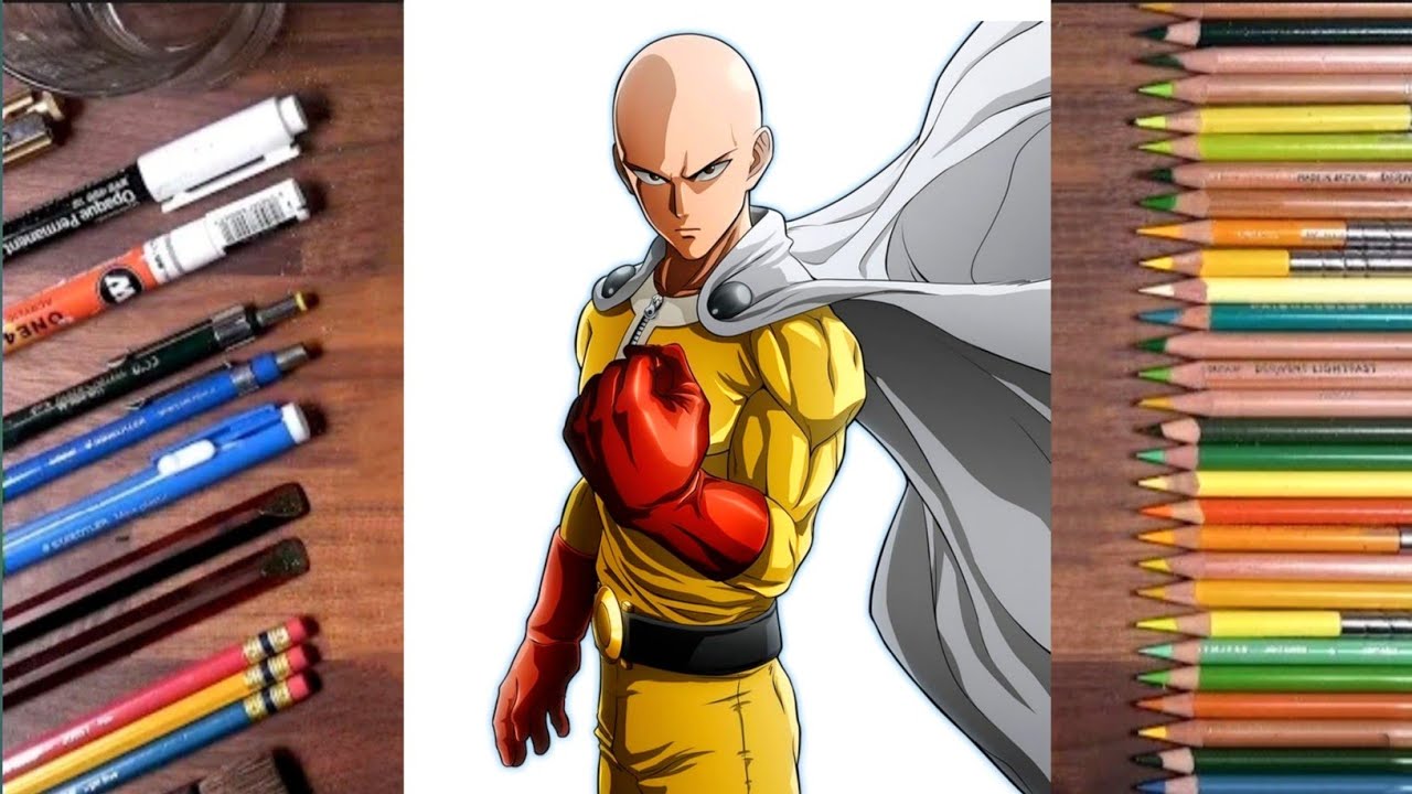 How To Draw Saitama | From One Punch Man || Art Section - YouTube