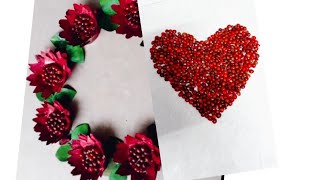 using papercup Beautiful flower ring|Recycling papercup using manjadi|amazing idea🥳🥳🥳🥰🥰🥰🥰🥰