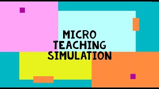 Micro Teaching Simulation (Descriptive Text)
