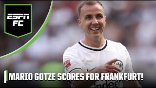 Mario Gotze gets his first goal for Eintracht Frankfurt 🤯